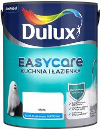 DULUX EASYCARE KUCHNIA I ŁAZIENKA FARBA LATEKSOWA BIAŁA MAT 5L