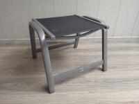 Podnóżek ogrodowy do krzesła ALUMINIOWY pufa 49X57X42