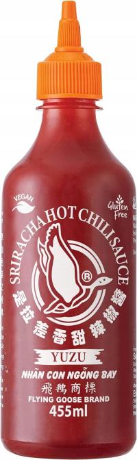 Sos chili Sriracha Yuzu Azjatycki cytrus 455ml Flying Goose ORYGINALNA
