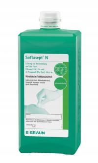 Softasept N неокрашенный, препарат для дезинфекции кожи, 1000 мл