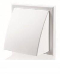 Вытяжная решетка с обратным клапаном fi 100 белый