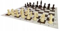 Zestaw Turniejowy- Figury drewniane 6 +szachownica