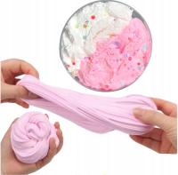 SLIME GLUTEK MASA SENSORYCZNA PIANKOWA FLUFFY SLIME PIANKA