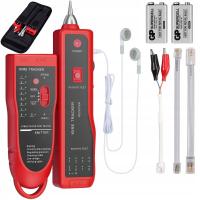 TESTER KABLI RJ-45 RJ-11 LOKALIZATOR PAR +ETUI
