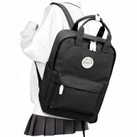 черный молодежный школьный рюкзак для девочек и мальчиков, женский мужской рюкзак