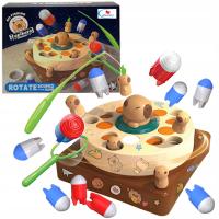 GRA ZRĘCZNOŚCIOWA KAPIBARA ZŁAP KAPIABRĘ RAKIETY GRA RODZINNA DLA DZIECI