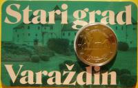 2 EURO CHORWACJA 2024 VARAZDIN STARE MIASTO COINCARD