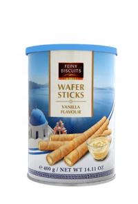 Rurki waflowe Waniliowe 400g