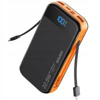 Powerbank SOUNIX 30000 mAh pomarańczowy