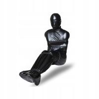 BDSM wet-look sleep-bag na całe ciało z 6 paskami KSB02 - L