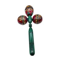 Maraca Mały instrument perkusyjny ręczny Afrykański instrument muzyczny Zielony