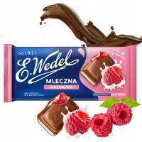 Czekolada E. Wedel mleczna MALINOWA 100g