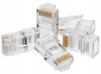 Разъем RJ45 8p8c Cat. 6 UTP с направляющей трос 100шт