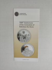 Folder NBP 2025 Tysiąclecie koronacji Bolesława Chrobrego j.angielski