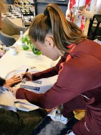 Ева Паджор-ФК Барселона-футболка с автографом (zag)