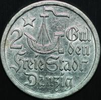 2 Guldeny 1923 WMG - piękny egzemplarz - ORYGINAŁ