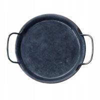 Western Round European Style Retro metalowa płyta z uchwytami ręcznie wykonana S