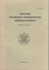 Rocznik Polskiego Towarzystwa Heraldycznego t. 2 ; jak nowa