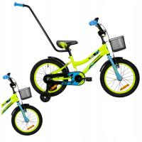 ДЕТСКИЙ ВЕЛОСИПЕД 16 ДЮЙМОВ ДЕТСКИЙ ВЕЛОСИПЕД КОРЗИНА И НАПРАВЛЯЮЩАЯ БЕСПЛАТНО