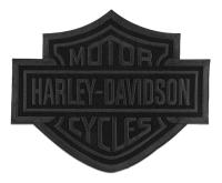 Harley-Davidson duża naszywka Black Bar & Shield 8