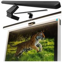 LAMPKA LED NA MONITOR KOMPUTER SZEROKIE BIURKO REGULOWANA DOTYKOWA 60cm XL