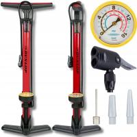 POMPKA ROWEROWA Samochodowa z MANOMETREM Podłogowa Warsztatowa DUNLOP