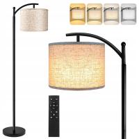 Lampa podłogowa LED W zestawie żarówka 12 W Wyposażona w zawieszony klosz