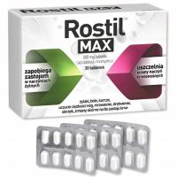 Rostil max, 500 mg, tabl., 30 шт варикозное расширение вен геморрой