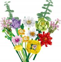 Klocki KWIATY bukiet kwiatów DIY Kwiaty wieczne PREZENT 854el. 034003