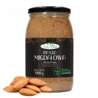 Pasta Migdałowa Smooth 900g Wegańska Aksamitna Gładka Kremowa Smarowidło