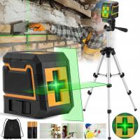 ЛАЗЕРНЫЙ УРОВЕНЬ 360 PLANE 4D CROSS LASER PRO ЗЕЛЕНЫЙ DEKO