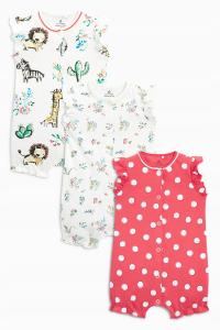 next 3 sztuki Rampersy do 3 miesięcy 62cm 6kg