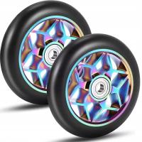 2x KÓŁKA 110mm ŁOŻYSKAMI ABEC-9 HULAJNOGI WYCZYNOWEJ koła ALUMINIUM