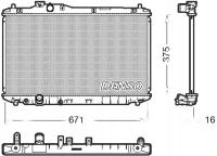 Denso DRM40037 Chłodnica, układ chłodzenia silnika