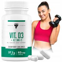 TREC Вит.D3 K2 Mk-7 60caps K2MK7 ВИТАМИН K2 MK