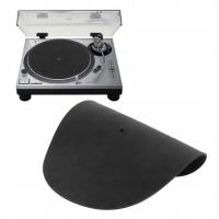 Czarna Gumowa Mata Antypoślizgowa Do Gramofonu