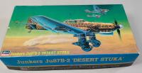 Junkers Ju 87B-2 Stuka `Desert Stuka´ Hasegawa JT16 1/48 zaczęty