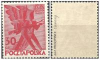 1930 Polska Fi.249 * czerwony POWSTANIE LISTOPADOWE gwar. J.WALOCHA PZF