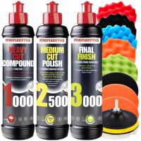 Pasta polerska Menzerna Heavy Cut Compound 1000 ml + 3 inne produkty