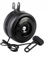 MEGA GŁOŚNY DZWONEK ROWEROWY ELEKTRYCZNY 125dB USB + KABEL USB DO ŁADOWANIA