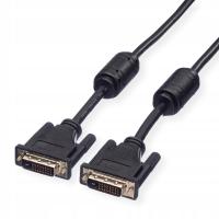 PRZEWÓD KABEL DVI DO MONITORA DUAL LINK 1M CZARNY