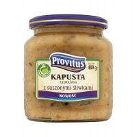 PROVITUS Kapusta zasmażana z suszonymi śliwkami 480g x 6 szt