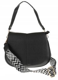 FASHION Miejska Torebka Damska Kuferek Listonoszka na Ramię HJ8836 Black