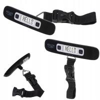 WAGA BAGAŻOWA TURYSTYCZNA na pasek MAŁA PORĘCZNA DO 50KG WYŚWIETLACZ LCD