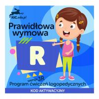 KiCedupl Ćwiczenia logopedyczne głoska R (wersja JR) - Multimedialny program ćwiczeń logopedycznych 1 PC / 6 miesięcy ESD