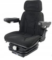 Сиденье, отделанное тканью с механической амортизацией