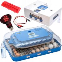 Zestaw INKUBATOR AUTOMATYCZNY DINO PRO SERIES do 70 JAJ 12V 230V GĘŚ KACZKA