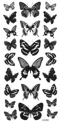 Временная татуировка бабочки