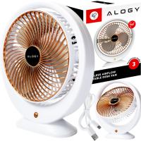 Мини-вентилятор Alogy мини-вентилятор портативный вентилятор белый