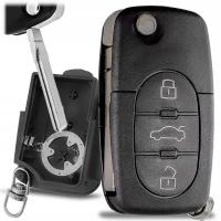 Obudowa kluczyka AUDI 3 przyciski mocowanie na wcisk
